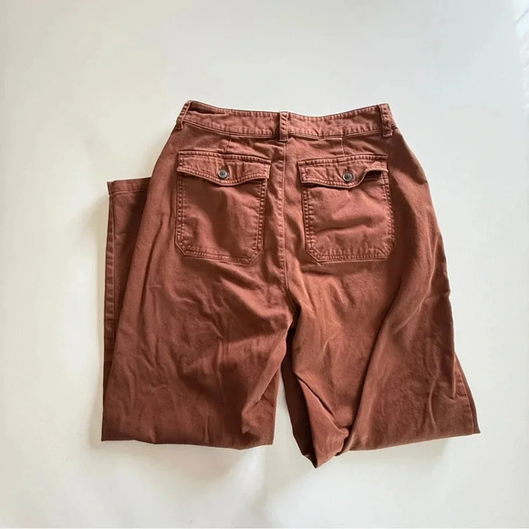 Universal Thread-Women’s HighRise Barrel Leg Cropped Pants-Brown-Relaxed- Size 6 - Picture 6 of 11